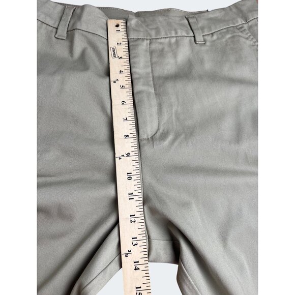 Genuine Dickies Womens Perfectly Slimming High Rise Pant Relaxed Fit Khaki 14R - Picture 6 of 16